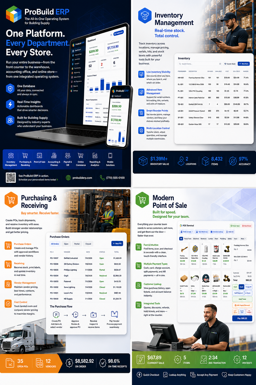ProBuild ERP brochure overview